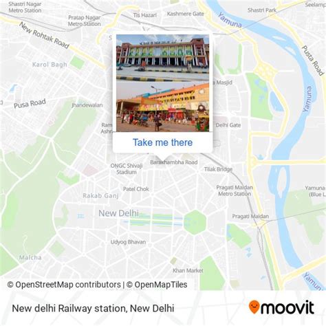 How to get to New delhi Railway station in Delhi by bus, metro or train?