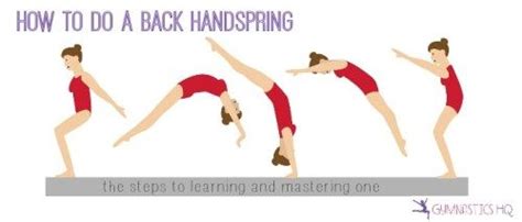 How to Do a Back Handspring: The Best Drills and Exercises to Help You Learn | Gymnastics for ...