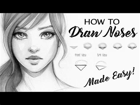 How To Draw A Female Nose