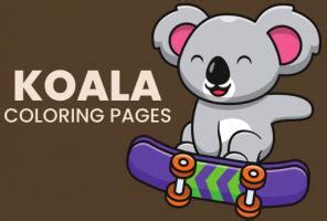 Koala Coloring Pages - Game Koala Coloring Pages Free online