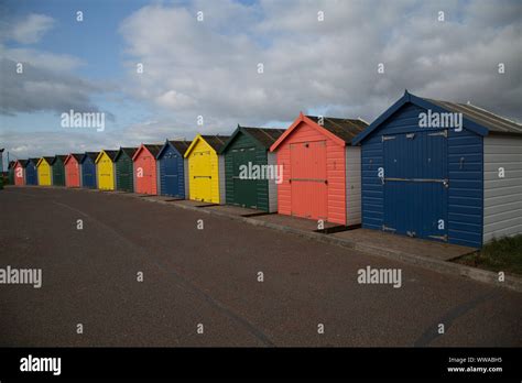 Beach Huts at Dawlish Warren Stock Photo - Alamy