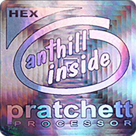 Hex/Anthill Inside Holographic Sticker ~ Discworld.com