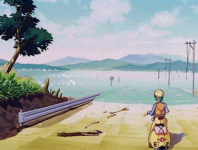 retro beach anime - Google Search | Anime scenery, Post apocalyptic anime, Old anime