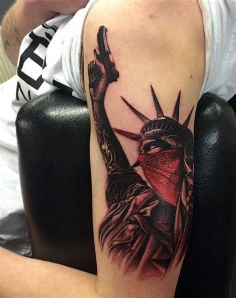 Share more than 71 statue of liberty tattoo with gun super hot - in ...