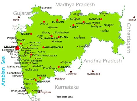 Maharashtra Map 1 • Mapsof.net