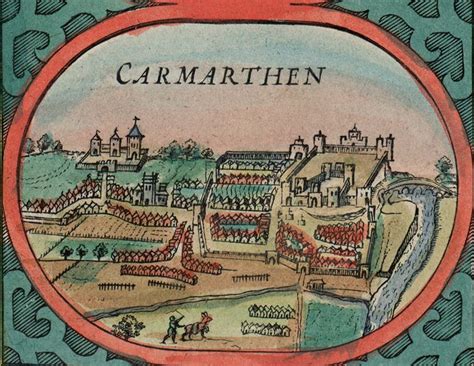 Carmarthen | Carmarthen castle, Town map, Welsh castles