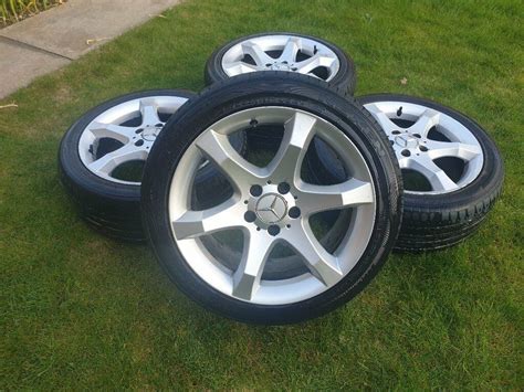 17" GENUINE MERCEDES HOEDUS SPORT EDITION ALLOY WHEELS W203 S203 C CLASS C220 | in High Wycombe ...