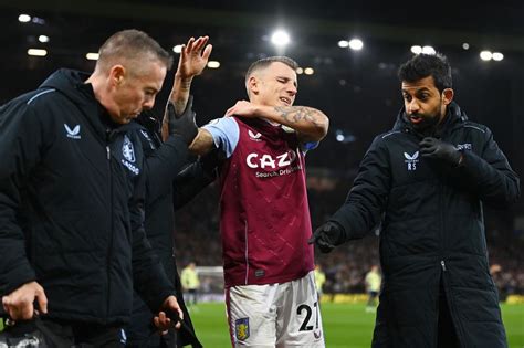 Lucas Digne posts Aston Villa message after injury vs Leeds ...