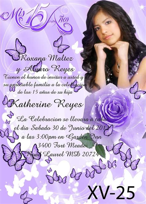 Invitaciones De Quinceanera Texto