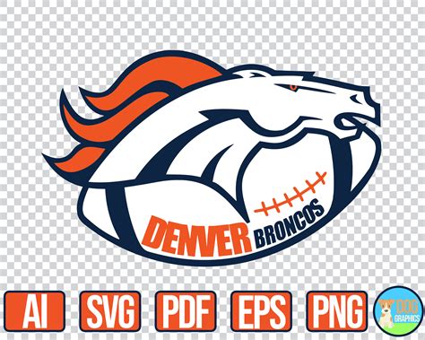 Denver Broncos SVG NFL Football Sports Logo for Cricut | Etsy