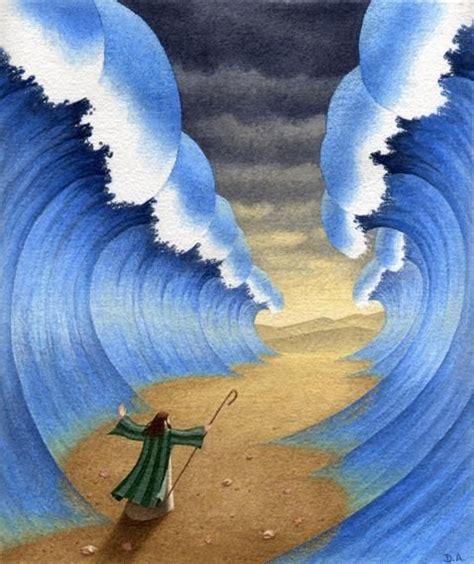 Bible - Moses parting the Red Sea | Bible (Moses) | Pinterest