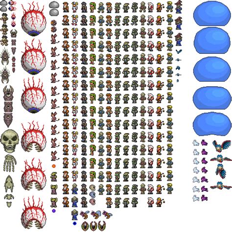 Terraria NPCs 1-50 by Anthony-the-dreamer on DeviantArt