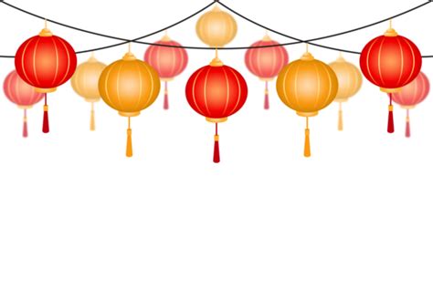 Chinese Lanterns Clipart Black And White School