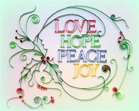 "Love, hope, peace & joy 1.0" by Dabid Acosta | Scripture art, Joy, Peace