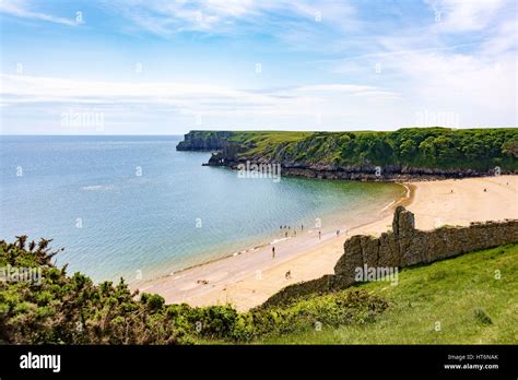 Barafundle Bay Beach, Stackpole, Wales, UK Stock Photo - Alamy