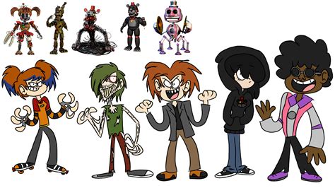 Human Fnaf #7 by BenDrawzAndStuff on DeviantArt