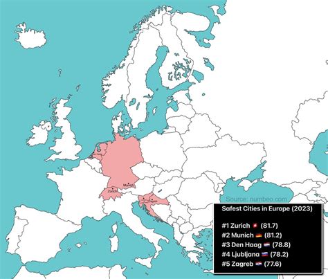 Safest Cities in Europe (2023 Index) : r/zurich