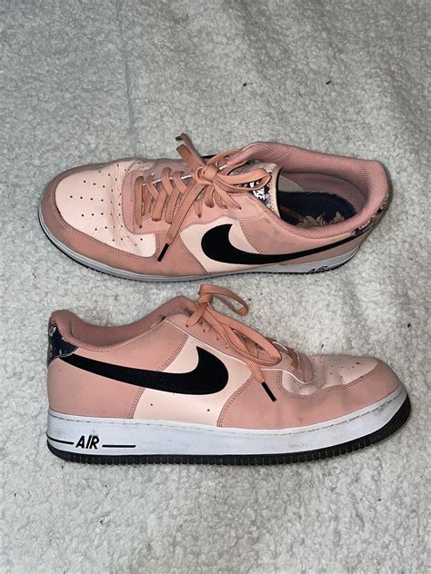 nike air force 1 low peach pack pink quartz, size 15 - Gem