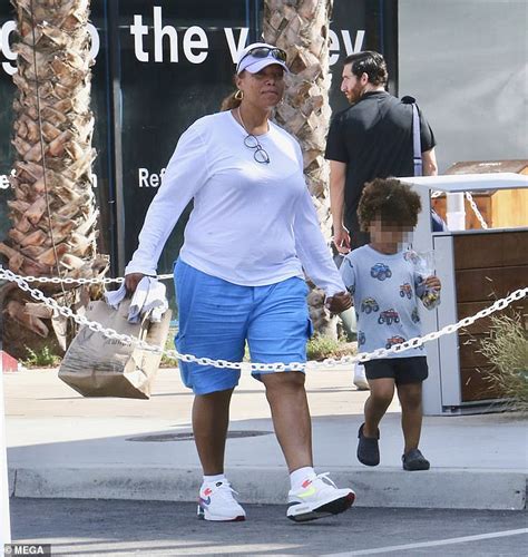 Queen Latifah seen for the first time with son Rebel as she shops in LA ...