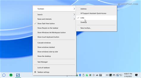 How To Center The Windows 10 Taskbar | solveyourtech