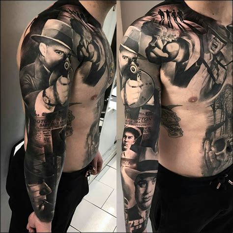 50+ Best Gangster Tattoos - Designs & Meanings 2019