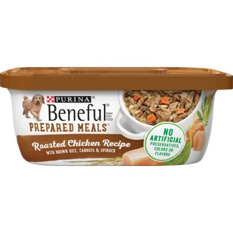 Beneful Prepared Meals Roasted Chicken Recipe Wet Dog Food, 8 ct / 10 ...