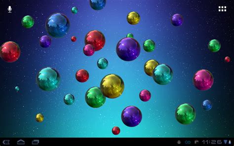 Colorful Bubbles Live Wallpaper