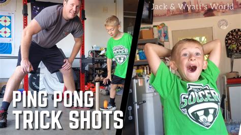 Ping Pong Ball Trick Shots - YouTube