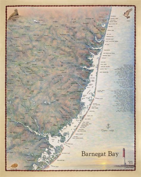 Barnegat Bay Depth Map