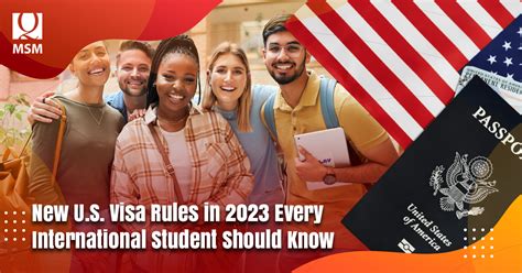 New U.S. Visa Rules in 2023 Every International Student Should Know - M Square Media