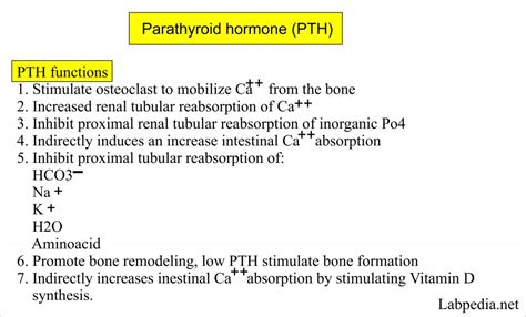 Parathyroid hormone (PTH) - Labpedia.net