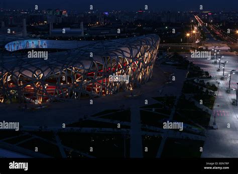 Night View Of National Stadium,Beijing,China Stock Photo - Alamy