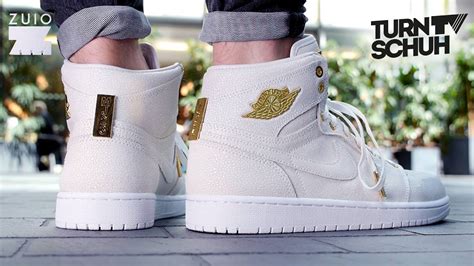 Air Jordan 1 PINNACLE (white) - On-Feet Review - YouTube