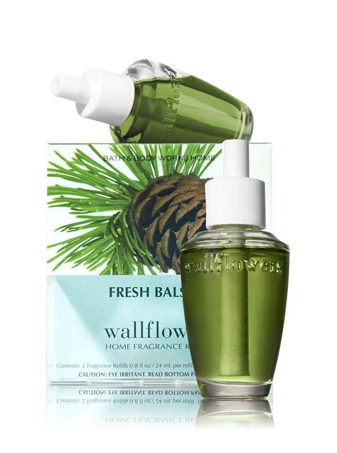 Bath & Body Works Fresh Balsam Wallflower Refill Signature Collection 2 ...