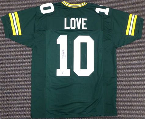 Jordan Love Autographed Signed Sale! Green Bay Packers Green Jersey Beckett Beckett #185732