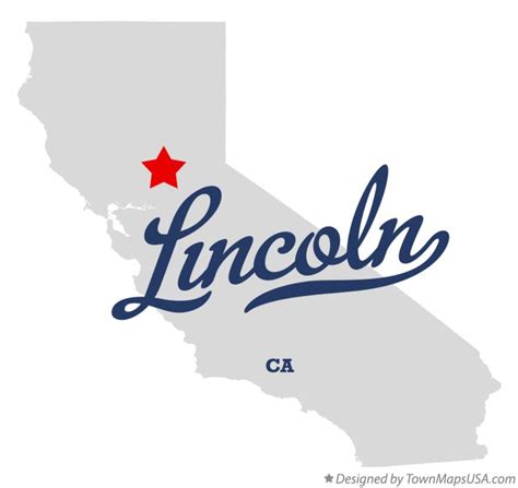 Map of Lincoln, CA, California