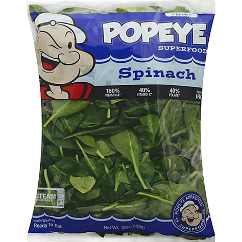 Popeye Spinach | Fresh Vegetables | Pay-Less Supermarkets