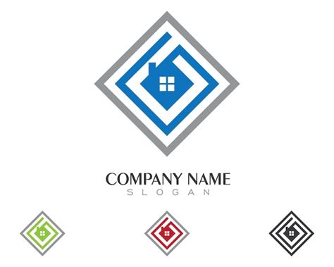 Premium Vector | Property logo template