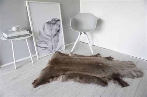 Genuine Super Soft - Extra Large Scandinavian Reindeer Skin Rug RE 279 - MILABERT