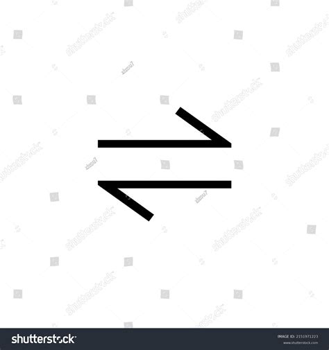 Reversible Reaction Symbol Vector Illustration Stock Vector (Royalty Free) 2151971223 | Shutterstock