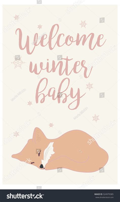 Cute Welcome Baby Card Childish Background Stock Vector (Royalty Free ...