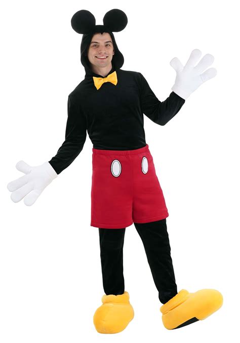 Adult Deluxe Mickey Mouse Costume - Walmart.com