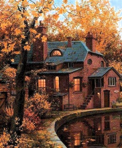 Cozy cabin in Autumn | Autumn home, Autumn aesthetic, Places