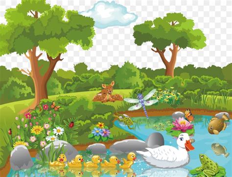 Theatrical Scenery Cartoon Nature Clip Art, PNG, 1539x1177px, Theatrical Scenery, Aquatic Plant ...