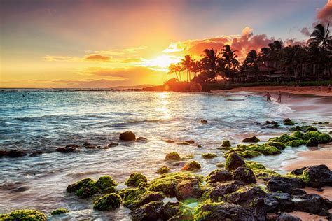 poipu beach at sunset kauaii | Michele Falzone | Flickr