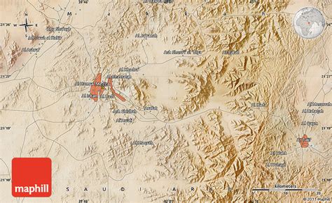 Satellite Map of Mecca