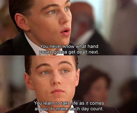 Titanic, Jack Dawson, to make each day count | Frases peliculas, Frases de cine, Citas de película