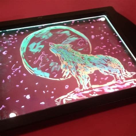 Light Up Drawing Board for Kids - the amazing GLOW ART