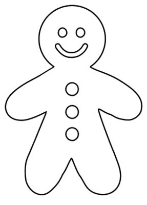 Gingerbread Man Templates (Printable Outlines and Patterns) – DIY Projects, Patterns, M ...