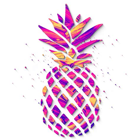 Pineapple clipart purple, Pineapple purple Transparent FREE for ...